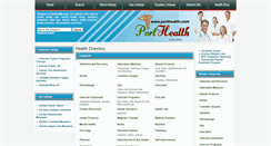 Desktop Screenshot of porthealth.com