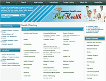 Tablet Screenshot of porthealth.com